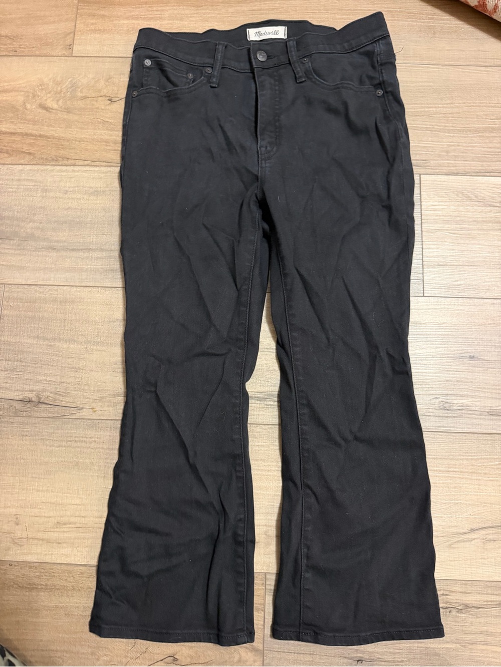 Madewell Black Flare Jeans for Women